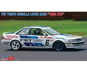 Fet Tom S Corolla Levin Ae92 1989 Jtc 1:24 Plástico Modelo Kit Hasegawa