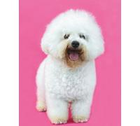 Fetch Your Dreams: Cute Bichon Frise Dog Notebook: Pink Journal for Dog Lovers, Pup Parents & Fluffy Friend Fans