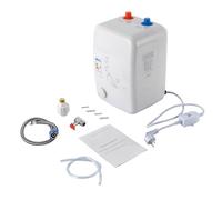 Fetcoi Calentador de agua caliente, 8 litros, calentador de agua caliente, dispositivo de almacenamiento pequeño, eléctrico, resistente a la presión