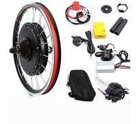 Fetcoi Kit de conversión de bicicleta eléctrica de 20 pulgadas, 48 V, 1000 W, bicicleta eléctrica, rueda trasera, 50 km/h