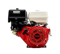 Fetcoi Motor de gasolina de 4 tiempos de 15 CV con arranque por cable, motor de gasolina HV de 420 cc, motor de cuatro tiempos refrigerado por aire 9000 W 3600 rpm