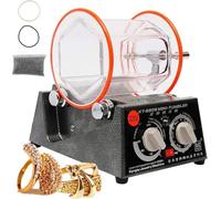 Fetcoi Pulidora de joyas de 3 kg, tambor para joyas, pulidora, acabado rotatorio para joyas, pulidora, pulidora, pulidora automática