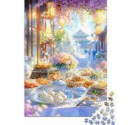 Fête Cuisine chinoise Paquete De 1000 Piezas Papel Ecológico Personas Que Aman Entrenamiento Cerebral Fácil Limpiar Noche Juegos Familia 52x38cm/1000pcs