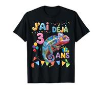 Fête d'anniversaire caméléon pour Enfants de 3 ANS Camiseta