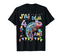 Fête d'anniversaire caméléon pour Enfants de 4 ANS Camiseta