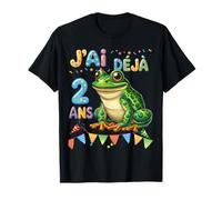 Fête d'anniversaire grenouille pour Enfants de 2 ANS Camiseta