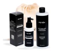 FETEN Set Anticaída para Hombre: Champú y Acondicionador 400ml + Sérum Spray 100ml, Tratamiento Caída del Cabello, Loción Capilar Crece Pelo, Volumen y Fortalecimiento, Anti Hair Loss
