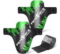FETESNICE 2 Piezas Guardabarros MTB Bicicleta Montaña | Delantero y Trasero 24/26/27,5/29” Universal, Ligero y Resistente, Solo para Frenos de Disco