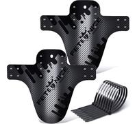 FETESNICE 2 Piezas Guardabarros MTB Bicicleta Montaña | Delantero y Trasero 24/26/27,5/29” Universal, Ligero y Resistente, Solo para Frenos de Disco