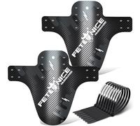 FETESNICE 2 Piezas Guardabarros MTB Bicicleta Montaña | Delantero y Trasero 24/26/27,5/29” Universal, Ligero y Resistente, Solo para Frenos de Disco