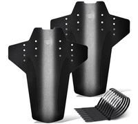 FETESNICE MTB Mudguard - 2 guardabarrpara Bicicletas de montaña Delany Traseros universales MTB Mudguard adecuados para Todas Las Bicicletas.