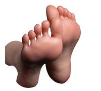 Fetiche de pies - Juguetes Fetiche - Juguete para Masaje y Práctica - Hecho de Caucho de PVC Suave - Ideal para Adultos (Par)