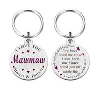 Fetiger Los mejores regalos de Mawmaw para mi mawmaw cumpleaños, día de San Valentín, llavero de nietos, I Love You Retirement Día de la Madre, regalo de nieta y nieto