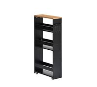 FetiNes Carrito De Cocina/Baño 15 cm Ancho con Ruedas, 40x15x80cm