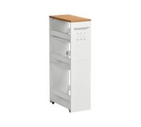FetiNes Carrito de Cocina, Estanteria Estrecha de Almacenamje, 40x20x80cm