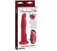 FETISH FANTASY ELITE DILDO VIBRADOR 20 CM ROJO