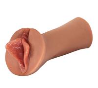 FETISH FANTASY EXTREME - MASTURBADOR MASCULINO SILICONA LUSCIOUS LIPS CARAMELO
