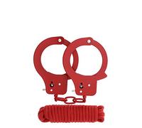 Fetish Fantasy - Kit Esposas y Cuerda 3m Rojas