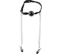 fetish fantasy mordaza con pinzas para pezones-13637