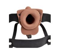 FETISH FANTASY SERIES - ARNES AJUSTABLE PENE REALISTICO CON TESTICULOS RECARGABLE Y VIBRADOR 15 CM