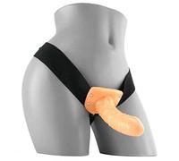 Pipedream Fetish Fantasy Series For Him or Her Hollow-Strap-On, Light & Black, 15x4,5 cm