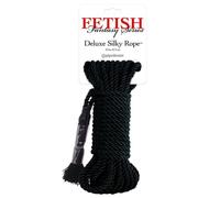 Fetish Fantasy Series Cuerda de Seda Deluxe Negra 9.75 M