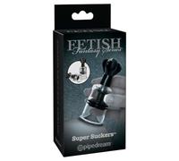 Pipedream Fetish Fantasy Series Limited Edition Super Suckers, Black & Clear, One Size