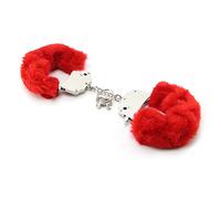 Fetish Fantasy Series Esposas de Peluches Originales, Color Rojo - 240 gr