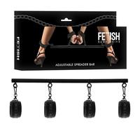 FETISH SUBMISSIVE BONDAGE - BARRA SEPARADORA AJUSTABLE 4 PIEZAS