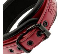 Fetish submissive dark room - collar con cadena con forro de neopreno