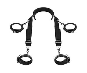 FETISH SUBMISSIVE Esposas Marca COLLARE Manette CAVIGLIERE Set POSICION Master 4 Handcuffs
