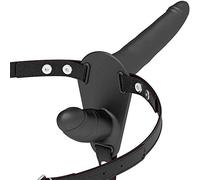 FETISH SUBMISSIVE ARNÉS DOBLE PENETRACIÓN NEGRO