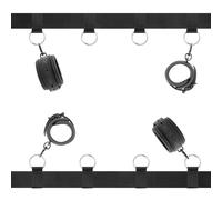 Fetish Submissive – Set de ataduras para cama Luxury con forro de neopreno