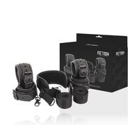 Fetish Submissive Set De Ataduras - Diseño Ajustable De Cuero Vegano Para Comodidad Extrema