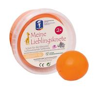Feuchtmann 628 1518-3 1518-1-MEINE EBLINGSKNETE EDU Edition - Plastilina infantil en naranja, 500 g de masa para modelar secado al aire, a partir de 2 años