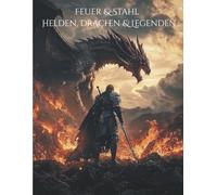 Feuer & Stahl - Helden, Drachen & Legenden: Ein episches Ausmalabenteuer für Kinder, Jugendliche und Erwachsene