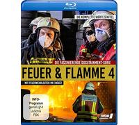 Feuer und Flamme - Mit Feuerwehrmännern im Einsatz - Staffel 4 [Alemania] [Blu-ray]