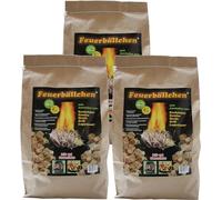 Feuerbällchen Encendedor de Chimenea RaiffeisenWaren, 12,0 kg (encendedores ecológicos, de Productos Naturales, Cera, Madera Natural; combustión de 10 Minutos Aprox.)