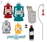 Petromax Feuerhand Hurricane Lantern 276, ruby red