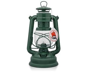 Feuerhand 276 - Farol de aceite para huracanes para exteriores, fabricado en Alemania desde 1893, lámpara de parafina con acero galvanizado, tanque de 300 ml, tiempo de combustión de 20 horas, seguro