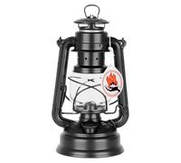 Feuerhand Baby Special 276 - Farol de petróleo de acero con recubrimiento en polvo y cristal irrompible, fabricado en Alemania desde 1893, color negro mate