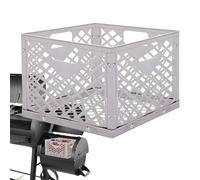 Feuerkorb | Räucherbox mit Holzkohlekorb aus Edelstahl und Griff | Grill-Holzkohlekörbe für die meisten Offset-Räuchergrills, Kombigrills und Herdzubehör