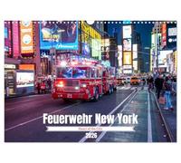 Feuerwehr New York - Heart of the City (Wandkalender 2026 DIN A3 quer), CALVENDO Monatskalender: Dynamische Fotomotive der New Yorker Feuerwehr: ... - ein Kalender voller Spannung und Respekt.