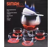 Feuerzangbowle-Set Nuevo Exclusivo 11 Piezas Simax Cristal Bowleset Gafas