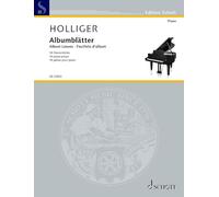 Feuillet d’album: 16 pièces de piano. piano.
