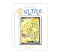 Feunard ex (Ninetales ex) 186/165 Full Art Secreta - Ultraboost X Écarlate et Violet 3.5-151 Box de 10 Cartas Pokémon Francés