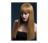 Fever Alexia Wig, Neon Aqua, Long Blunt Cut with Fringe, 48cm / 19in