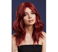 Fever Ashley Peluca Dos Tonos Resistente Calor Mujer Lujo Profesional Disfraz Dr