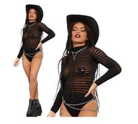 Fever Manga Larga Rayas Mono Mujer Carnaval Festival Conjunto Disfraz