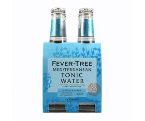 Fever Tree Mediterranean Tonic Water, 4 x 20cl